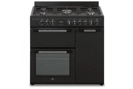 Piano de cuisson Continental Edison Cuisiniere piano gaz 3 fours électriques CECP903FB 5 feu Largeur
