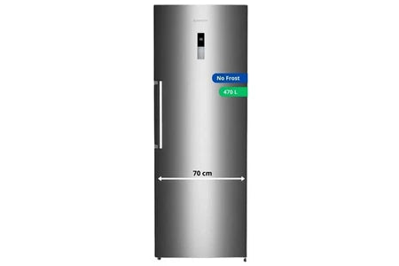 Réfrigérateur 1 porte Gedtech Réfrigérateur armoire GSP470NFIX 470L - Largeur 70cm - No Frost - Classe E - Inox