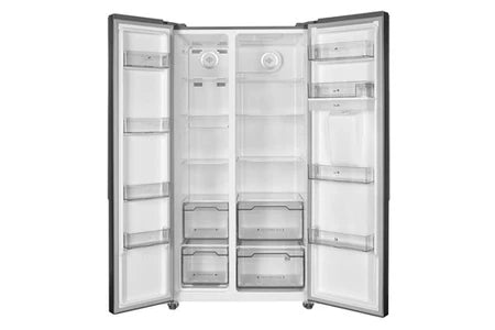 Réfrigérateur multi-portes Continental Edison Réfrigérateur Américain - Cera532Nfixd - 2 Portes - 529L - L90 Cm Xh177 Cm - Inox