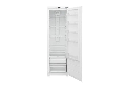 Réfrigérateur 1 porte Continental Edison Réfrigérateur Encastrable Tout Utile 294L - Froid Brassé - Dégivrage Automatique - Classe D - L54 Cm X H177 Cm X P54,5 Cm - Blanc