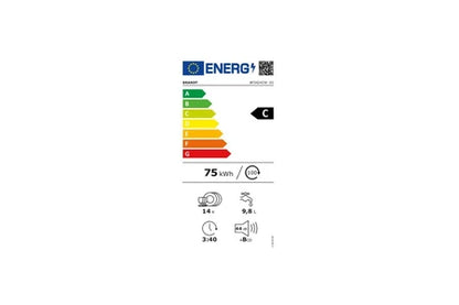 Lave-vaisselle pose libre Brandt Lave-vaisselle 60cm 14 couverts 44db BF3424CW