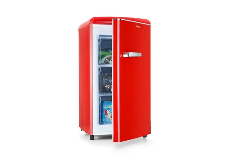 Congélateur armoire KLARSTEIN Congélateur Laika 60L 3 tiroirs Température -18 à 0 °C Rouge