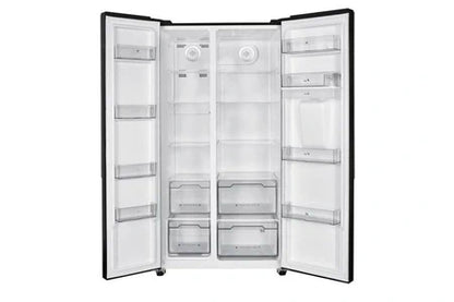 Réfrigérateur multi-portes Continental Edison Réfrigérateur Américain - Cera532Nbd - 2 Portes - 529L - L90 Cm Xh177 Cm - Classe D - Noir