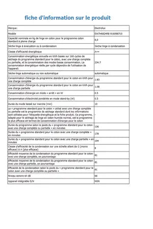 Sèche-linge pompe à chaleur Electrolux EW7H6824RB