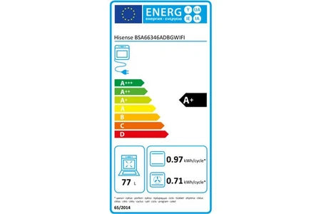 Four encastrable Hisense Four BSA66346ADBGWIF 77 L