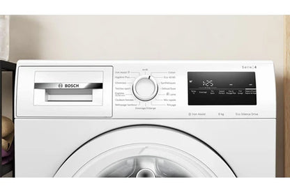 Lave-linge hublot Bosch Serie | 4 WAN28258FR - Machine à laver - hauteur : 85 cm - chargement frontal - 65 litres - 8 kg - 1400 tours/min - blanc