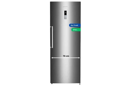 Réfrigérateur 1 porte Gedtech Réfrigérateur armoire GSP470NFIX 470L - Largeur 70cm - No Frost - Classe E - Inox