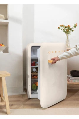 Réfrigérateur bar Create Retro fridge 107l bois - réfrigérateur beige