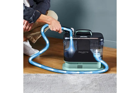 Aspirateur à main Rowenta Clean It, Shampouineuse textile, Détacheur nettoyeur efficace contre les taches IN5021F0