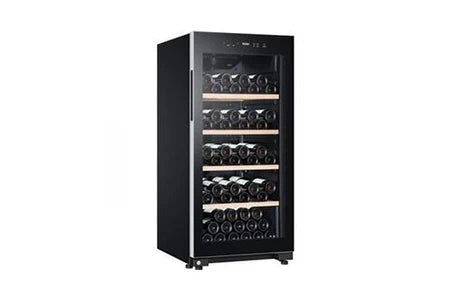Cave de service Haier Cave a vin hws116gae - de vieillissement - pose libre - 116 bouteilles h126. 5 x l59,5 cm - noir