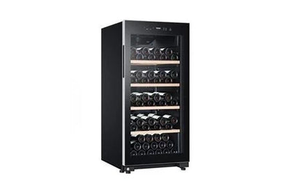 Cave de service Haier Cave a vin hws116gae - de vieillissement - pose libre - 116 bouteilles h126. 5 x l59,5 cm - noir