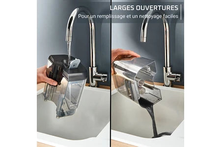 Aspirateur à main Rowenta Clean It, Shampouineuse textile, Détacheur nettoyeur efficace contre les taches IN5021F0