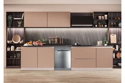 Lave-vaisselle pose libre Hotpoint Lave-vaisselle: Standard 60cm, couleur inox Inox 85x60x59