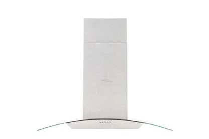 Hotte décorative murale vidaXL 50664 - Hotte - hotte îlot - largeur : 90 cm - profondeur : 53 cm - evacuation & recyclage - argent
