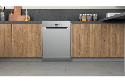 Lave-vaisselle pose libre Hotpoint Ariston HFC 3C26 F X - Lave-vaisselle - Niche - largeur : 60 cm - profondeur : 59 cm - hauteur : 82 cm - acier inoxydable