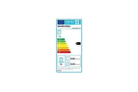 Four encastrable Whirlpool Four intégrable 71l 60cm pyrolyse noir OMSK58RU1SX