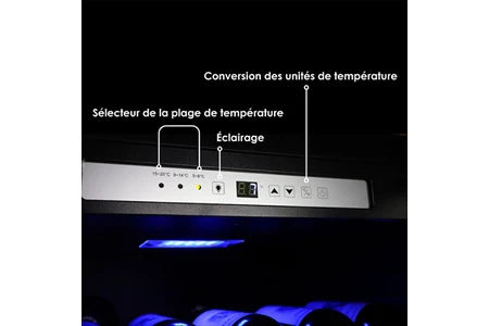 Cave de service GENERIQUE Cave à vin service Service AGCV240VN1Z1D Lecépage 248 bouteilles 1 zone