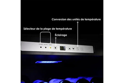 Cave de service GENERIQUE Cave à vin service Service AGCV240VN1Z1D Lecépage 248 bouteilles 1 zone
