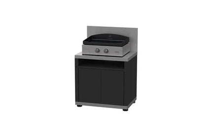 Cuisine d'extérieur Le Marquier - Meuble Cuisson Avec Tablette, 80 X 55 cm Duo