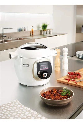 Robot cuiseur Krups Multicuiseur de 4L avec écran 1200W gris blanc