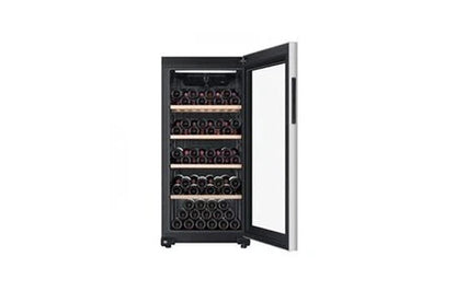 Cave de service Haier Cave a vin hws116gae - de vieillissement - pose libre - 116 bouteilles h126. 5 x l59,5 cm - noir