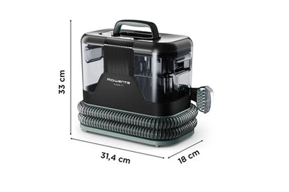 Aspirateur à main Rowenta Clean It, Shampouineuse textile, Détacheur nettoyeur efficace contre les taches IN5021F0