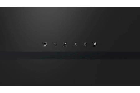 Hotte décorative murale Siemens iQ100 Hotte murale 80 cm Noir avec finition en verre, Noir LC85KDK60
