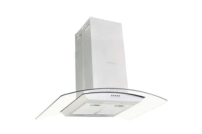 Hotte décorative murale vidaXL 50664 - Hotte - hotte îlot - largeur : 90 cm - profondeur : 53 cm - evacuation & recyclage - argent