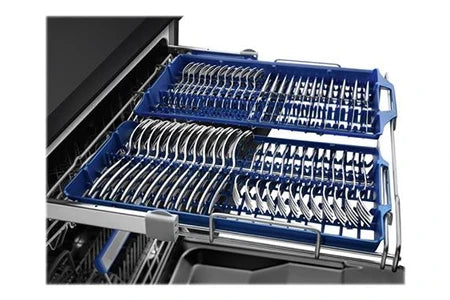 Lave-vaisselle pose libre Smeg STL62335LFR - Lave-vaisselle - encastrable - Niche - largeur : 60 cm - profondeur : 57.5 cm - hauteur : 82 cm - argent
