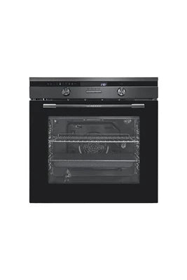Four encastrable Schneider SCOC17MIBS - Four - encastrable - niche - largeur : 56 cm - profondeur : 57 cm - hauteur : 60 cm - avec système auto-nettoyant - classe A - noir