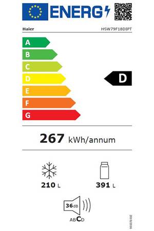 Réfrigérateur américain HAIER HSW79F18DIPT