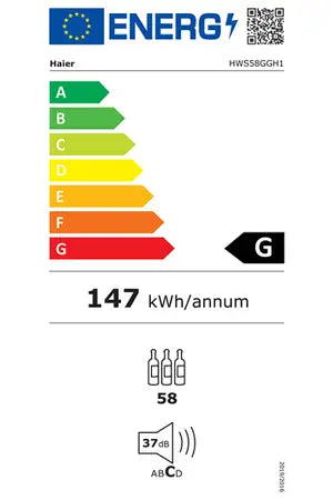 Cave de service Haier HWS58GGH1