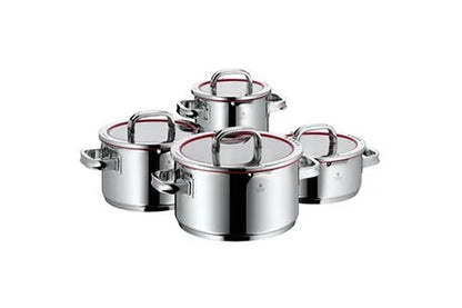 Casserole Wmf 07 6004 6380 set cuisson 4 pièces function 4 1 faitout bas 20 cm + 3 faitouts hauts 16 20 24 cm