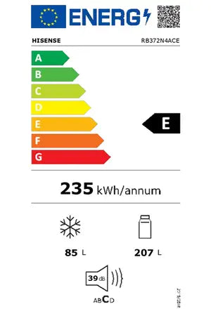 Réfrigérateur congélateur en bas Hisense RB372N4ACE