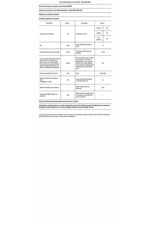 Lave-vaisselle pose libre Indesit I3FL634O