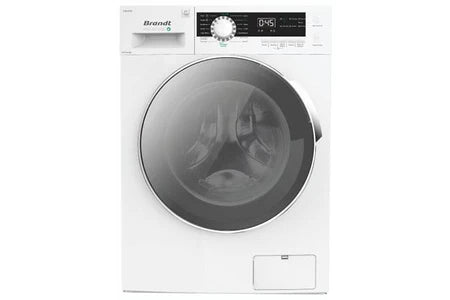Lave-linge hublot Brandt Lave-linge frontal 8kg 1400t classe a blanc wfb384qw