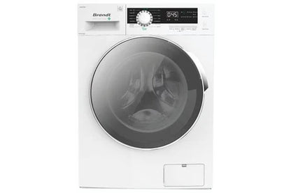 Lave-linge hublot Brandt Lave-linge frontal 8kg 1400t classe a blanc wfb384qw