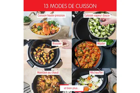 Mijoteur Moulinex COOKEO TOUCH WIFI MULTICUISEUR ELECTRIQUE 6L, 13 PROGRAMMES CE902800