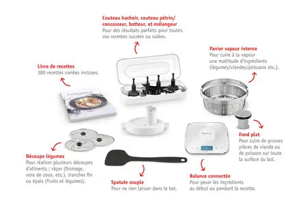 Robot cuiseur Moulinex i-Companion Touch XL HF938E00