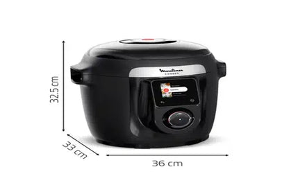 Mijoteur Moulinex Multicuiseur intelligent Cookeo haute pression connecte + couvercle Extracrisp YY5449FB
