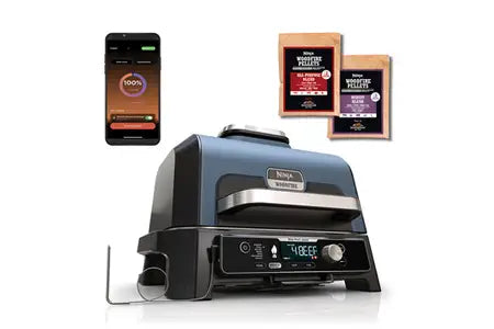 Barbecue Ninja BARBECUE D’EXTÉRIEUR ET FUMOIR ÉLECTRIQUE NINJA WOODFIRE PRO CONNECT OG901EU