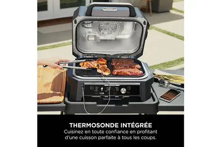 Barbecue Ninja BARBECUE D’EXTÉRIEUR ET FUMOIR ÉLECTRIQUE NINJA WOODFIRE PRO CONNECT OG901EU