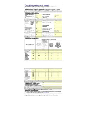 Réfrigérateur 1 porte Proline PLF243L