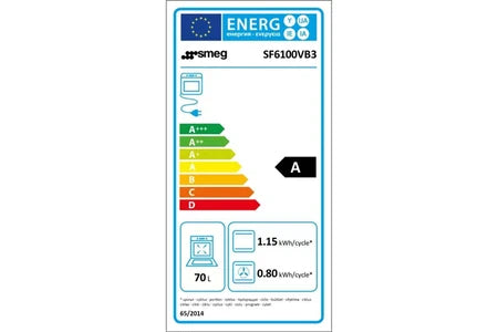 Four encastrable Smeg Four encastrable SF6100VB3 noir convection naturelle