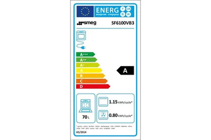 Four encastrable Smeg Four encastrable SF6100VB3 noir convection naturelle