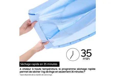 Sèche-linge pompe à chaleur Samsung DV80CGC0B0AE