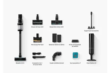 Aspirateur balai Samsung BESPOKE JET AI VS28C9784QK