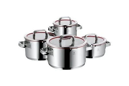 Casserole Wmf 07 6004 6380 set cuisson 4 pièces function 4 1 faitout bas 20 cm + 3 faitouts hauts 16 20 24 cm