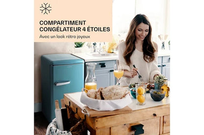Congélateur armoire KLARSTEIN Congélateur Laika 60L 3 tiroirs Température -18 à 0 °C Bleu