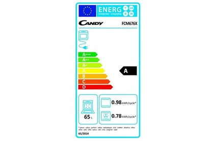 Four encastrable Candy Four intégrable multifonction 65l 60cm pyrolyse inox FCM676X